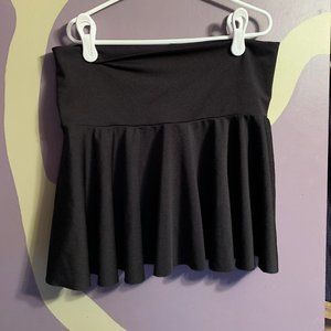 Black spandex skirt